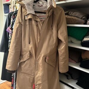 Hunter Brown Hooded Parka